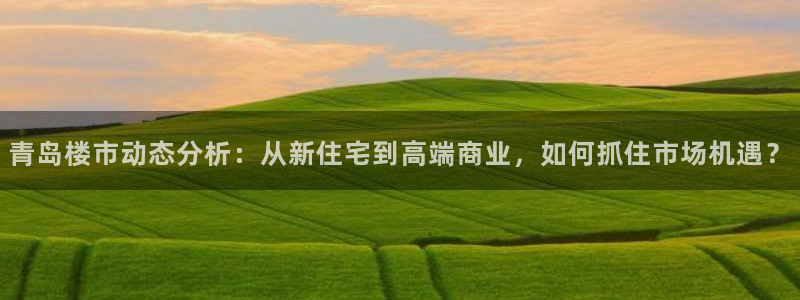 和记h188官网：青岛楼市动态分析：从新住宅到高端商业，如何