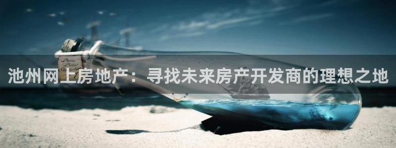 和记黄浦官网：池州网上房地产：寻找未来房产开发商的理想之地