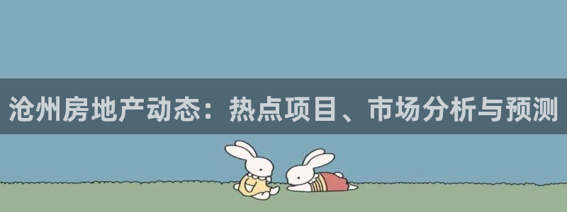 3和记官网：沧州房地产动态：热点项目、市场分析与预测