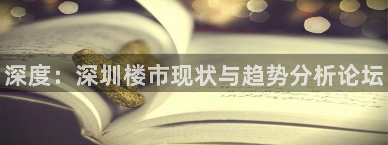 和记app官方官网登录：深度：深圳楼市现状与趋势分析论坛