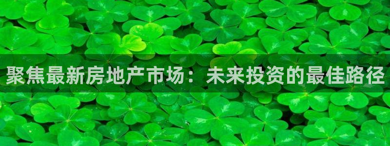 和记怡情h88官网：聚焦最新房地产市场：未来投资的最佳路径