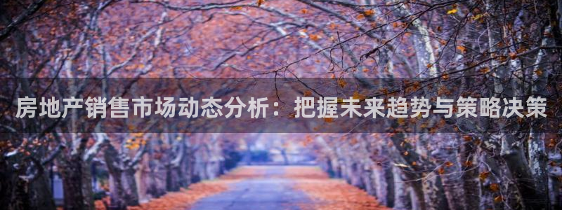 和记万佳国际家居城官网：房地产销售市场动态分析：把握未来趋势